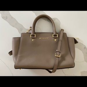 Michael Kors Selma Saffiano leather satchel, medium